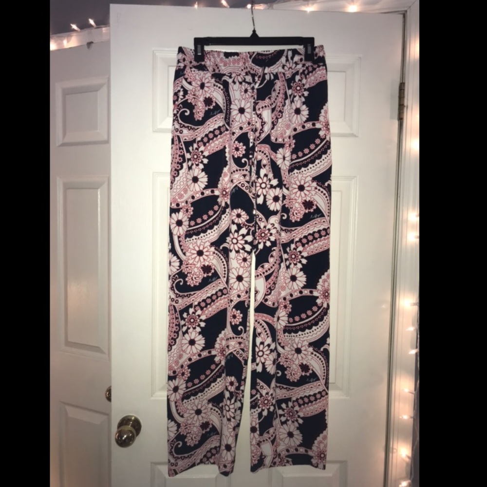 TOMMY HILFIGER. Red/White/Blue Pants